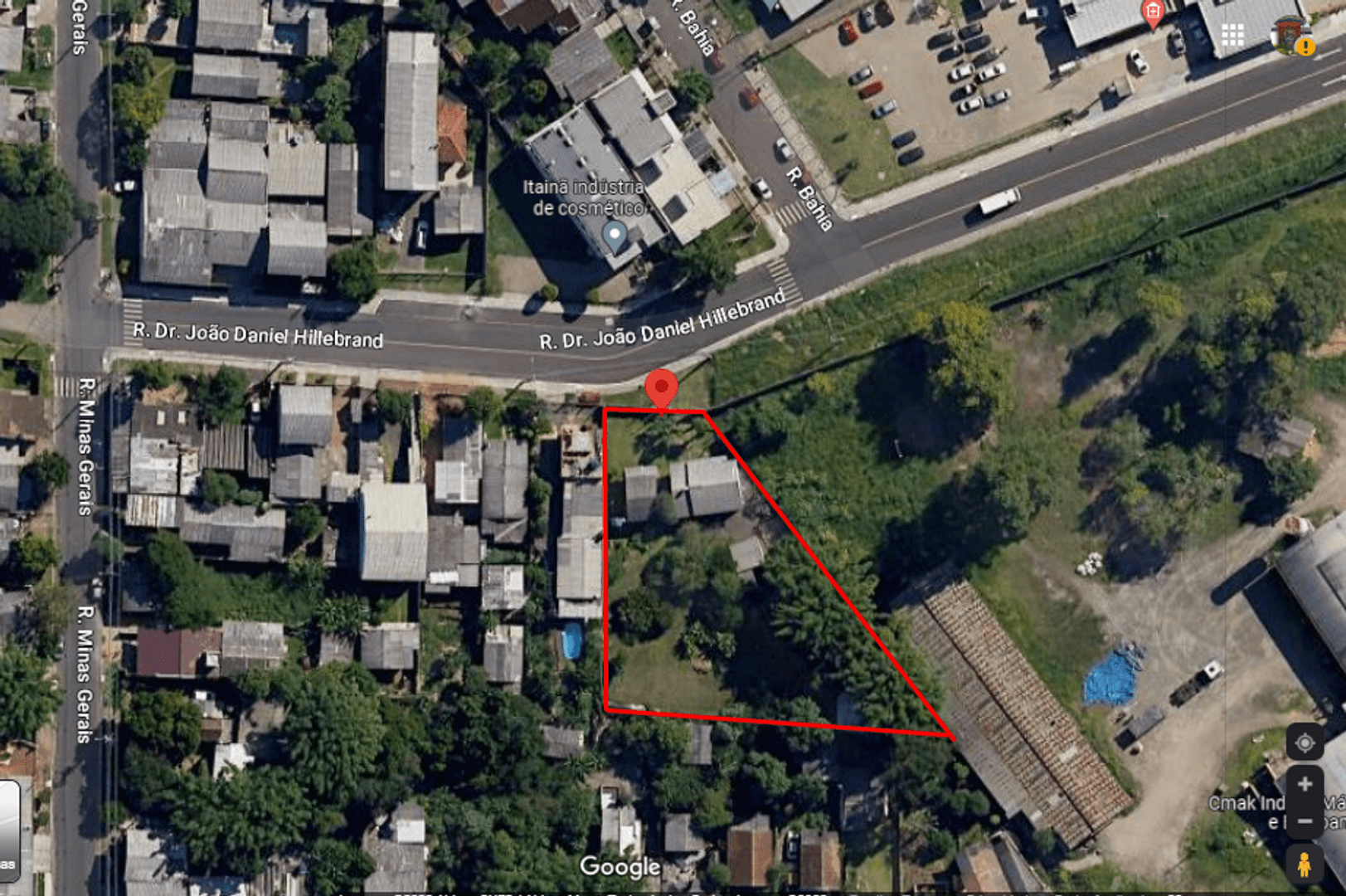 Terreno com 1612m² no Bairro Rondônia em Novo Hamburgo.
