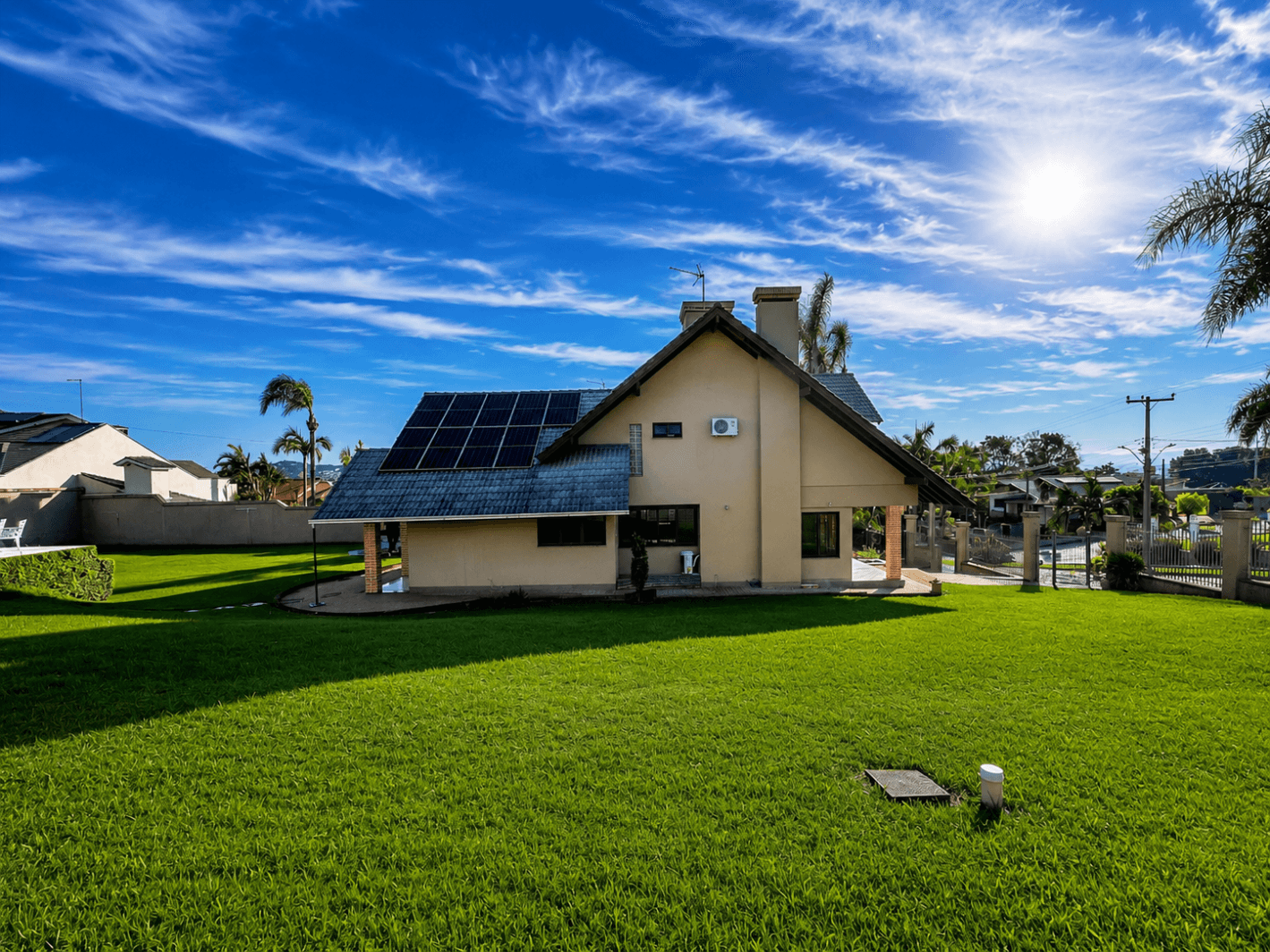 Foto do imóvel Linda casa com piscina e terreno amplo à venda no Jardim do Alto em Ivoti