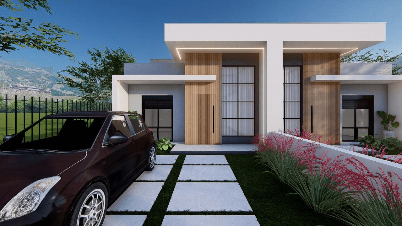 Casa com 02 dormitórios e 02 vagas de garagem à venda no bairro Encosta do Sol em Estância Velha
