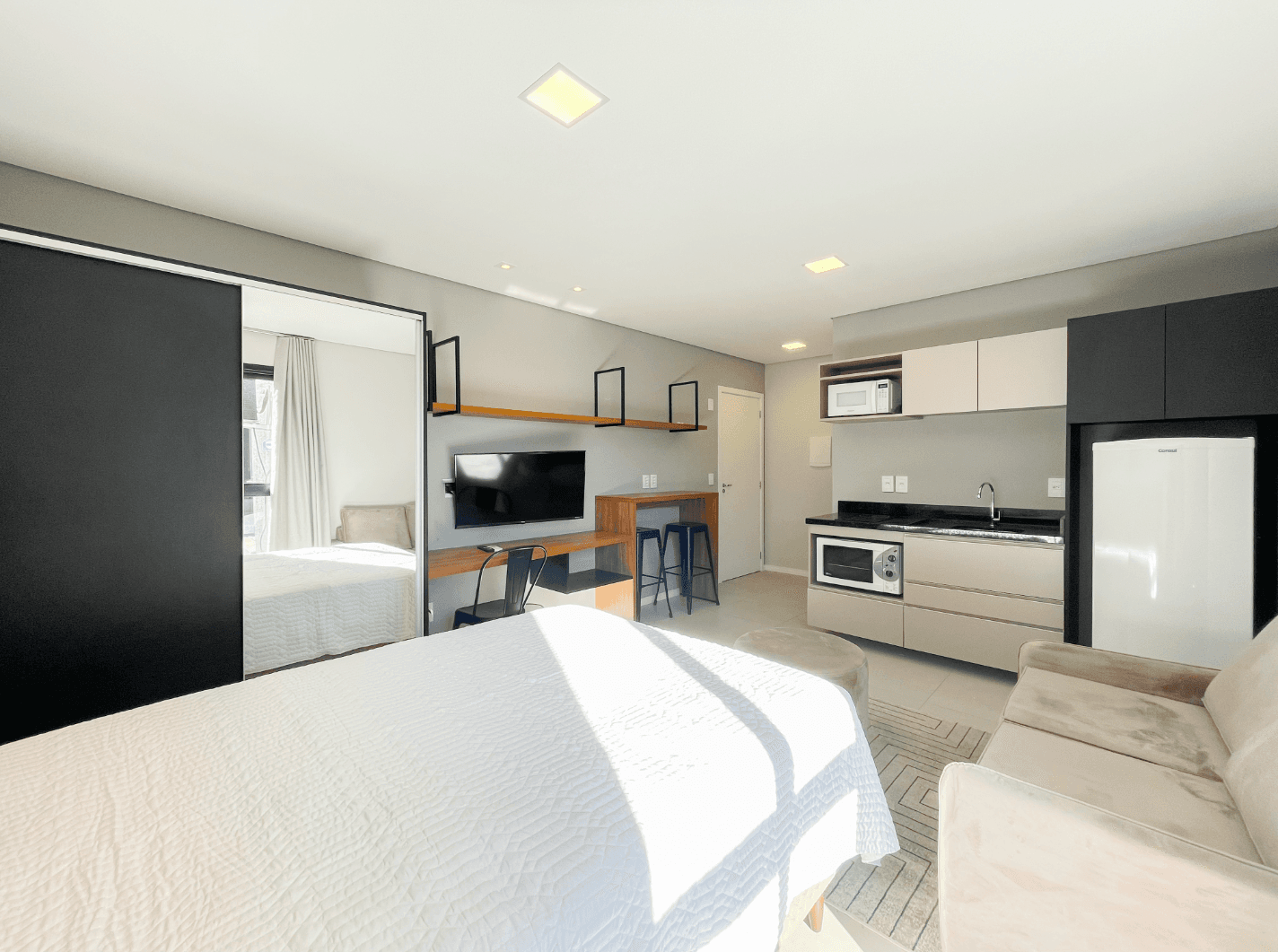 Studio MOBILIADO à venda próximo a Feevale no bairro Vila nova em Novo Hamburgo
