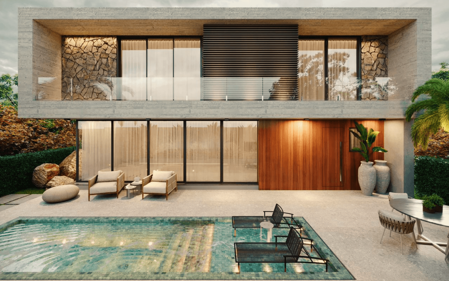 Foto do imóvel SERENA - Casa MAGNÍFICA em construção com 05 suítes, elevador e piscina à venda em Novo Hamburgo