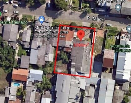 Foto do imóvel Terreno com 1.080m² no Bairro Canudos em Novo Hamburgo.