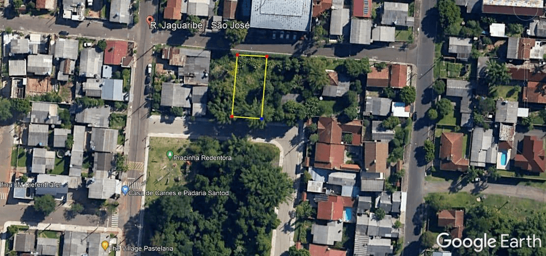 Terreno com 370m² à venda no bairro São Jorge em Novo Hamburgo