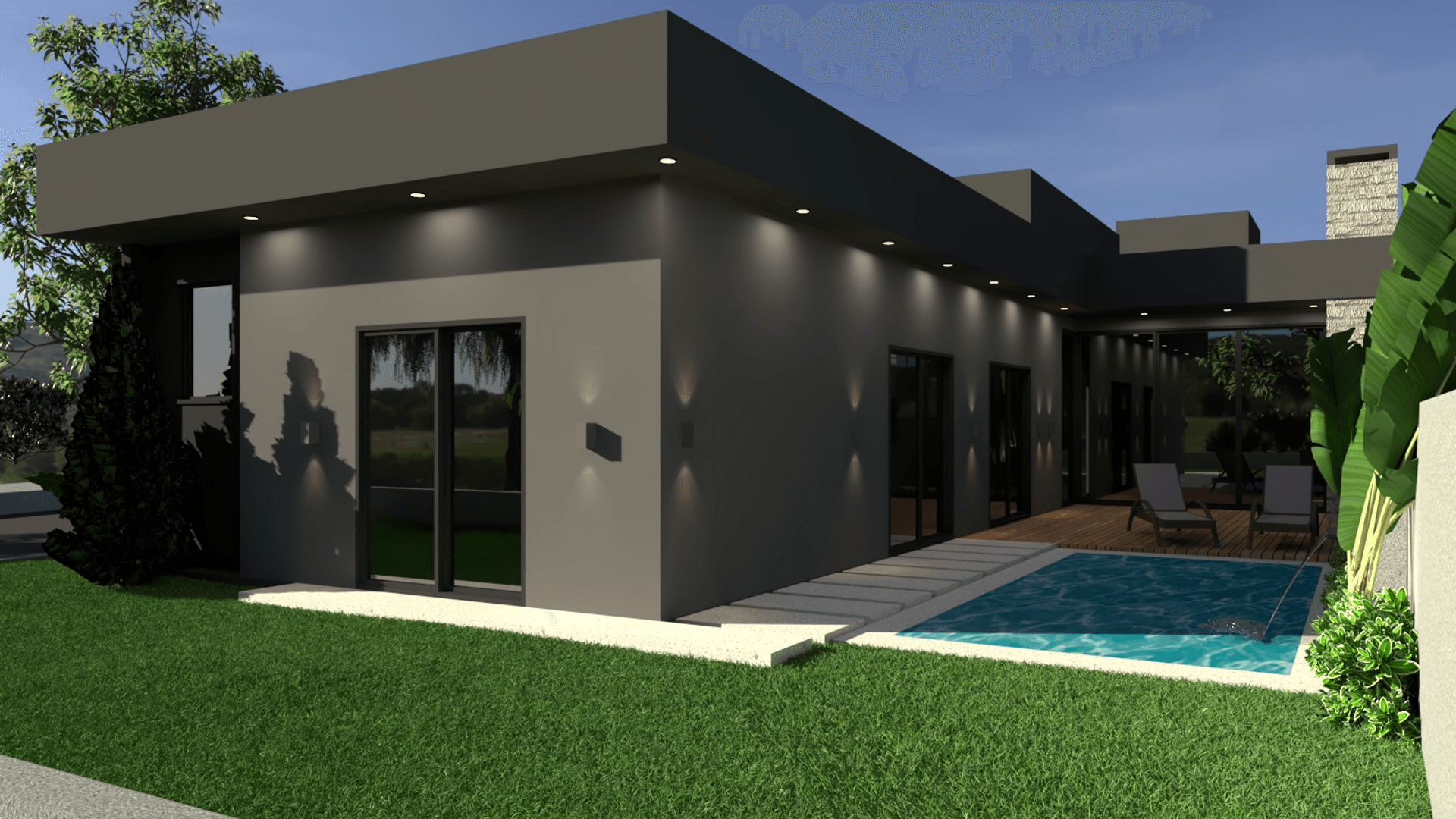 Foto do imóvel Casa com piscina e 03 dormitórios à venda em Estância Velha