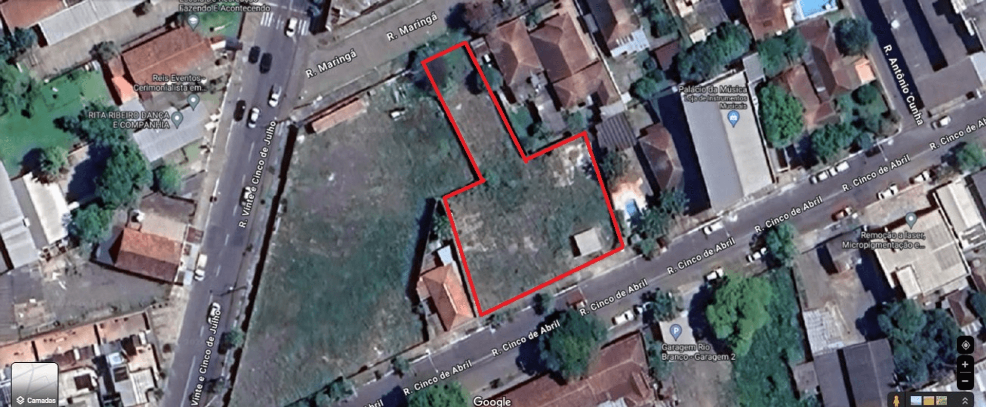 Terreno com 1277m² à venda no bairro Rio Branco em Novo Hamburgo