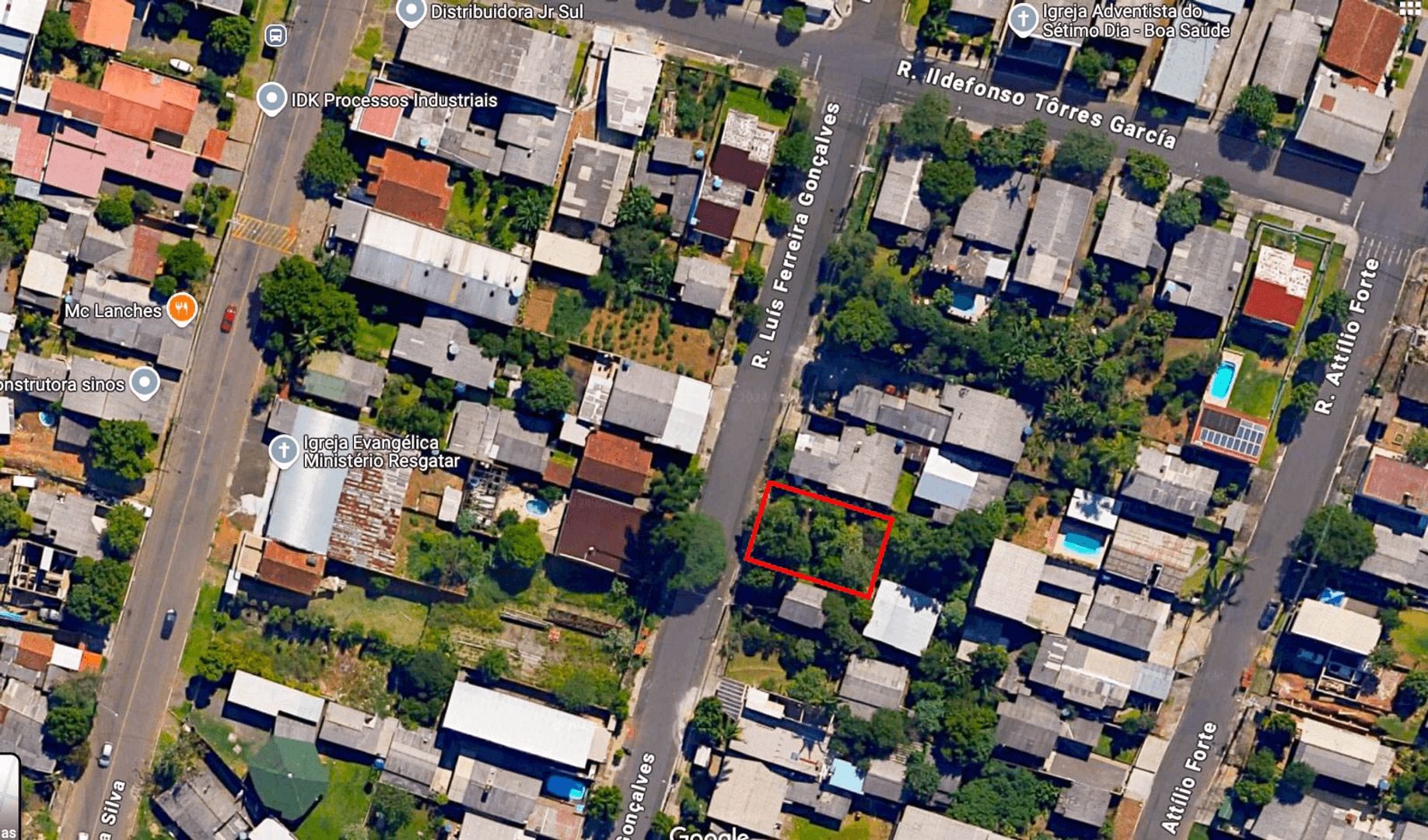 Terreno com 363m² à venda no bairro Boa Saúde em Novo Hamburgo