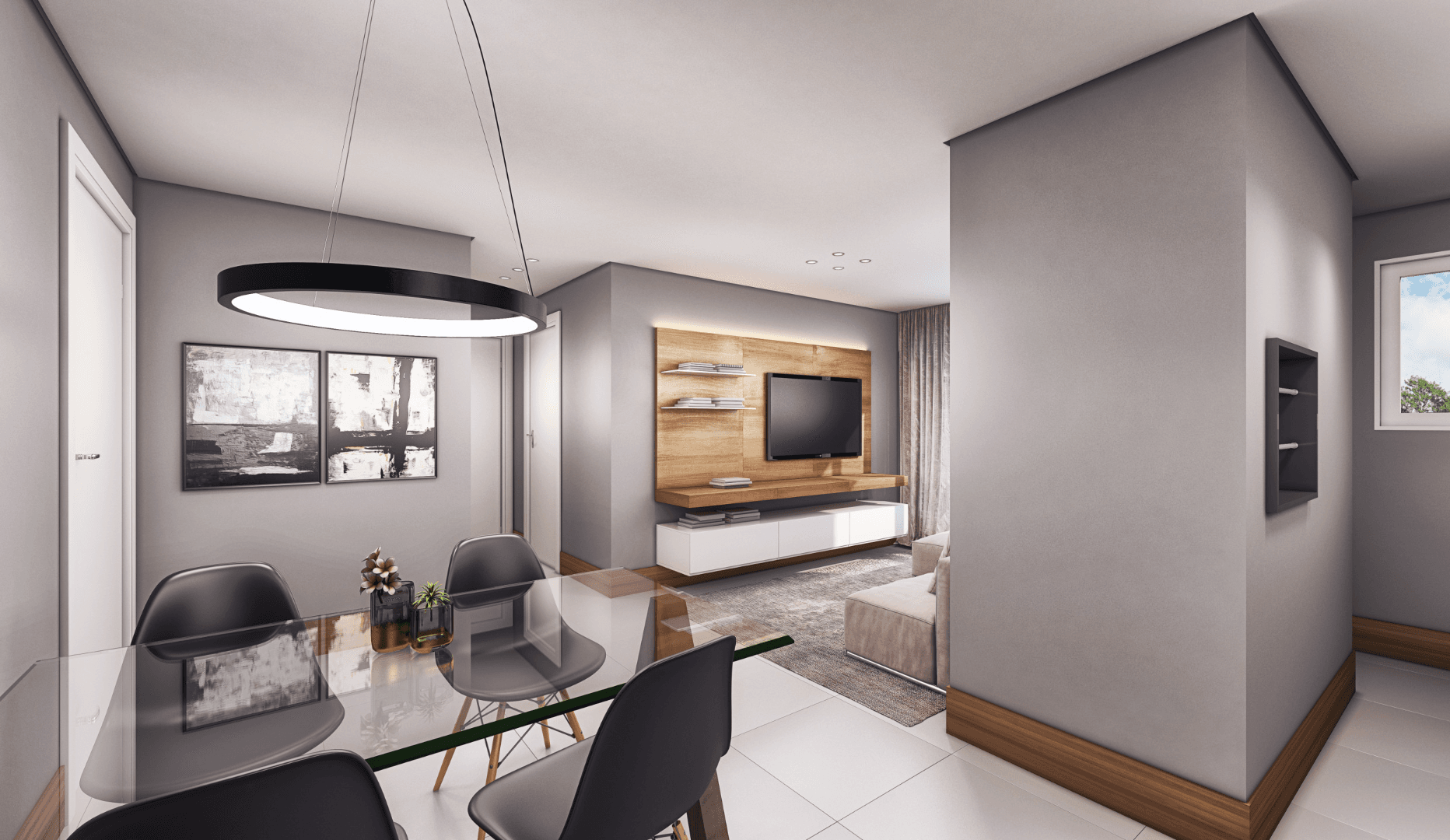 Foto do imóvel UPTOWN RESIDENCE!  Apartamento com 03 dormitórios com suíte á venda em Novo Hamburgo