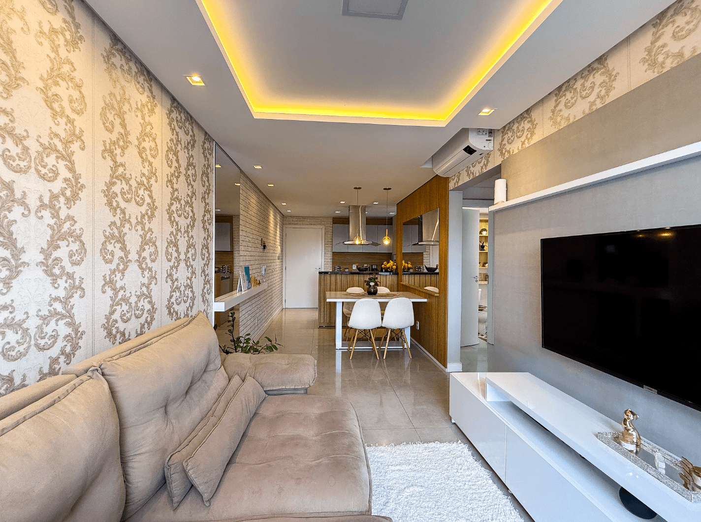 Foto do imóvel Apartamento SEMI MOBILIADO com 02 dormitórios à venda no bairro Pátria Nova em Novo Hamburgo